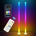 sympa 2PCS RGBIC Floor Lamp-63''Smart LED Corner Light with Alexa, App and Remote Control,360° Illumination, 16 Million DIY Colors and Music Sync - Color Changing Floor Lamp for Living Room Bedroom