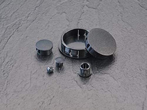 Image of SBDs (Pack of 25) 1 inch ID Hole Nylon Plastic Locking Plugs for Panels - 1 Inch ID Round - 1.20 inch Head Diameter - Max Metal Thickness 0.125 inch | Body n Sheet Metal Hole Plugs
