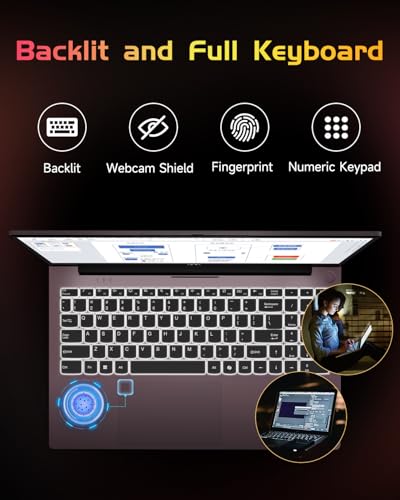 NIMO 15.6 IPS FHD-Laptop, 16GB RAM 1TB SSD Intel Pentium Quad Core N100 Nimo N151 の商品画像 4