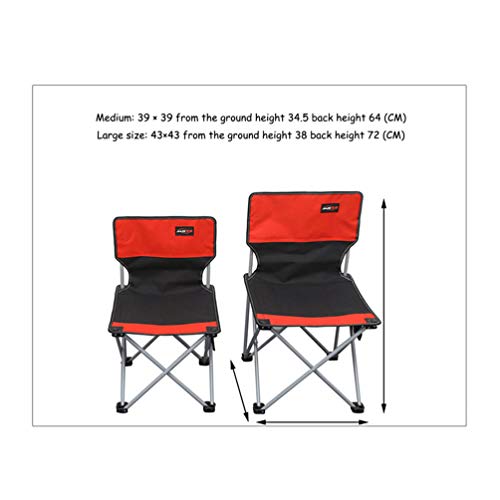 Chaise de plage en alliage d’aluminium pliante et légère