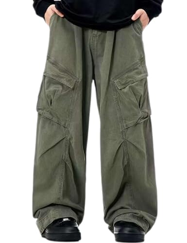 Cargo Pants Y2k Baggy Streetwear Jeans Hip Hop Demin Joggers Wide Leg Baggy Parachute Pants for Men2