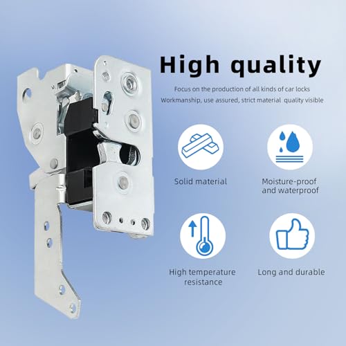 Image of Door Lock Latch Assy Compatible with Volvo Truck LH VN VNl VT 1993-2012 FM9 2001-2005 FM12 1998-2005 FH12 1993-2005 FH16 1993-2006 Replace 20588326 8143653 (Passenger Side)