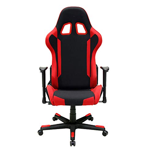 Gaming Chair Office Chair Adjustable High Back Office Chair, Computer Chair Turnable Office Chair Ergonomic Chair Gaming Chair Black Grey Game Chair-BlackRed