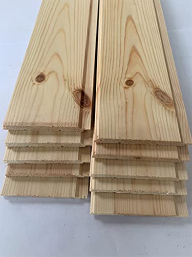 PERLINE ARTIGIANALI PERLINE DA RIVESTIMENTO IN PINO 2° scelta grezzo mm. 10X100X1500 PZ. 10 lunghezza mt.1,50 resa per confezione mq. 1,31.Made in Italy (Grezzo non trattato)