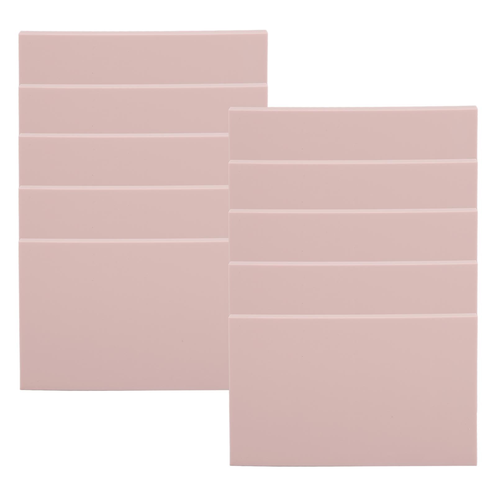 Gumowe bloki rzeźbienia DIY miękka gumowa rzeźbiona cegła rzemieślnicza 10pcs Łatwy do wyrzeźbienia gumowy blok drukarski dla artystów i rzemieślników z drukowania drewna (Różowy)