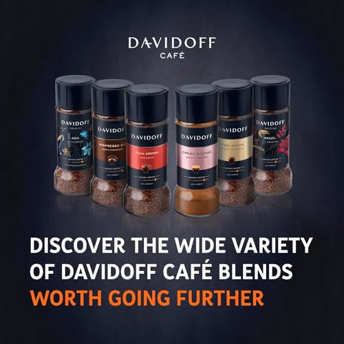 Image of DAVIDOFF Rich Aroma Instant Coffee, 100% Arabica, Vivid & Spicy, Premium Coffee Granules 45g (Product Of Germany) By DECADENT (Rich Pack Of 2)