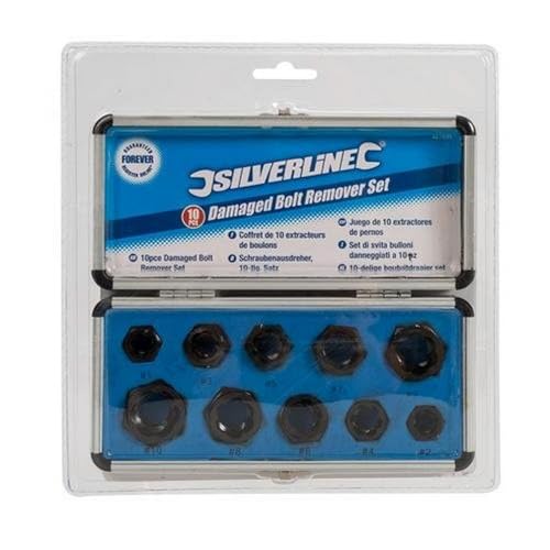 Silverline - 467893 - Coffret de 10 Extracteurs de Boulons