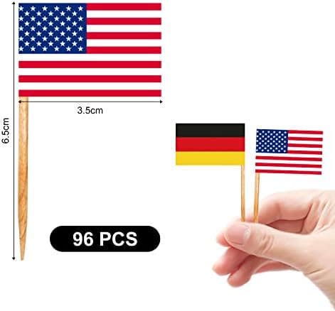 96 Toothpick Flags, World Cup top 32, 32 Countries, Suitable for World Cup Parties, Restaurants, Bars, toothpicks with Flags