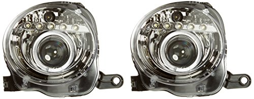 Faro Angel Eyes chiaro/cromato per Citroen Xsara dal 99 in poi