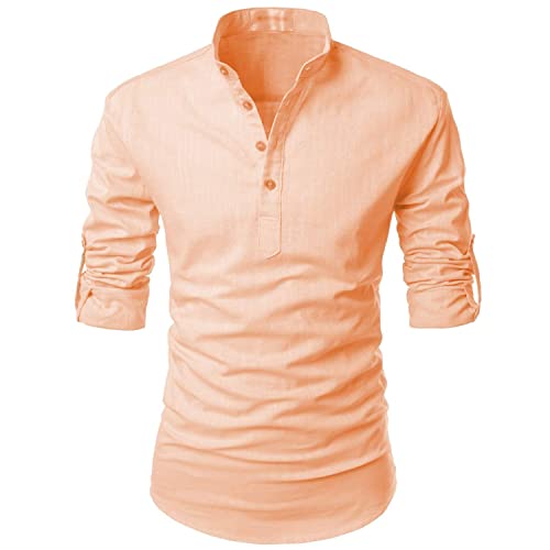 Image of Cotton 4 Button Kurta For Men