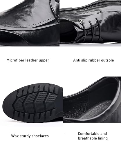 Mens Dress Shoes Casual Oxford Shoes Dress Sneakers Comfortable Business Dress Shoes for Men4