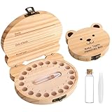 de Recuerdo de Dientes,Cofre de Madera para Guardar Dientes - para Guardar |...