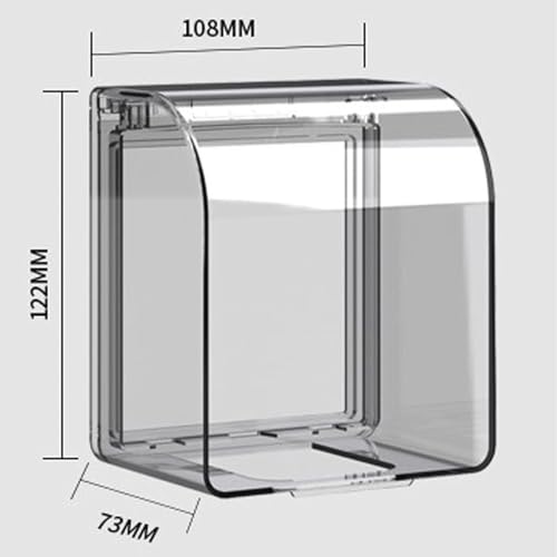 Image of Waterproof Wall Switch Socket Cover | Splash Guard Box Cover | Wall Switch Faceplate Panel Protector |Transparent Safety Cover For Home & Office