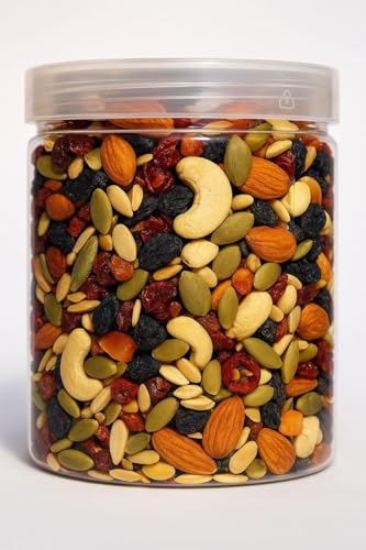 Image of Drive Me Nuts Protein Breakfast Mix 250g | Premium Dry Fruits Mix of Cashews Raisins Almonds Cranberry, Pumpkin Sunflower Watermelon & Flax Seeds | Protein Morning Cereal Trail Pack