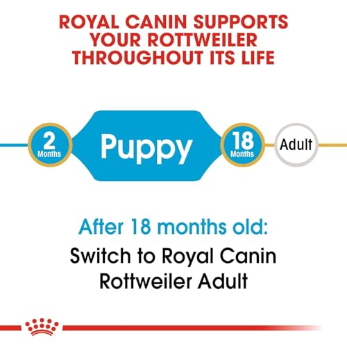 Image of Royal Canin Rottweiler Puppy Food, 3 Kg, Dry Food, Supports Healthy Cardiac Function, Bone & Joint Health, Promotes Ideal Muscle Mass