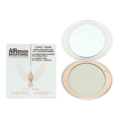 Charlotte Tilbury Airbrush Flawless Finish Brightening Powder - Fair Medium (White) 0.31 Oz image 4