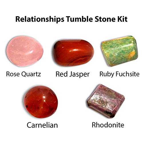 Image of Reiki Crystal Products Certified Natural Crystal Tumble Stone Kit | Multiple Crystal Stone Sets for Meditation, Reiki, Chakra & Spiritual Practices