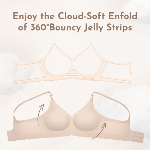 Image of Nursing Bras for Breastfeeding, Seamless Ultra Comfort Maternity Bra, Natural Shape Pregnancy Bras for Women
