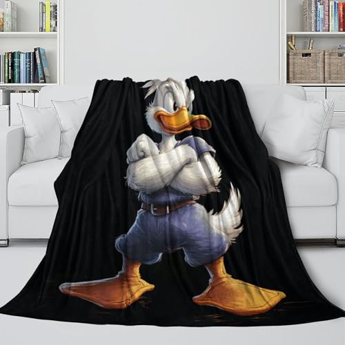 Plaid canard Kung Fu pour soirée cocooning sur le canapé