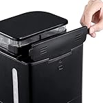 QJRGUY Maker 15-Cup Timer Mode And Auto-Off Function Grind Coffee Machine With Removable Filter Basket Stainless Steel Black - Image 3