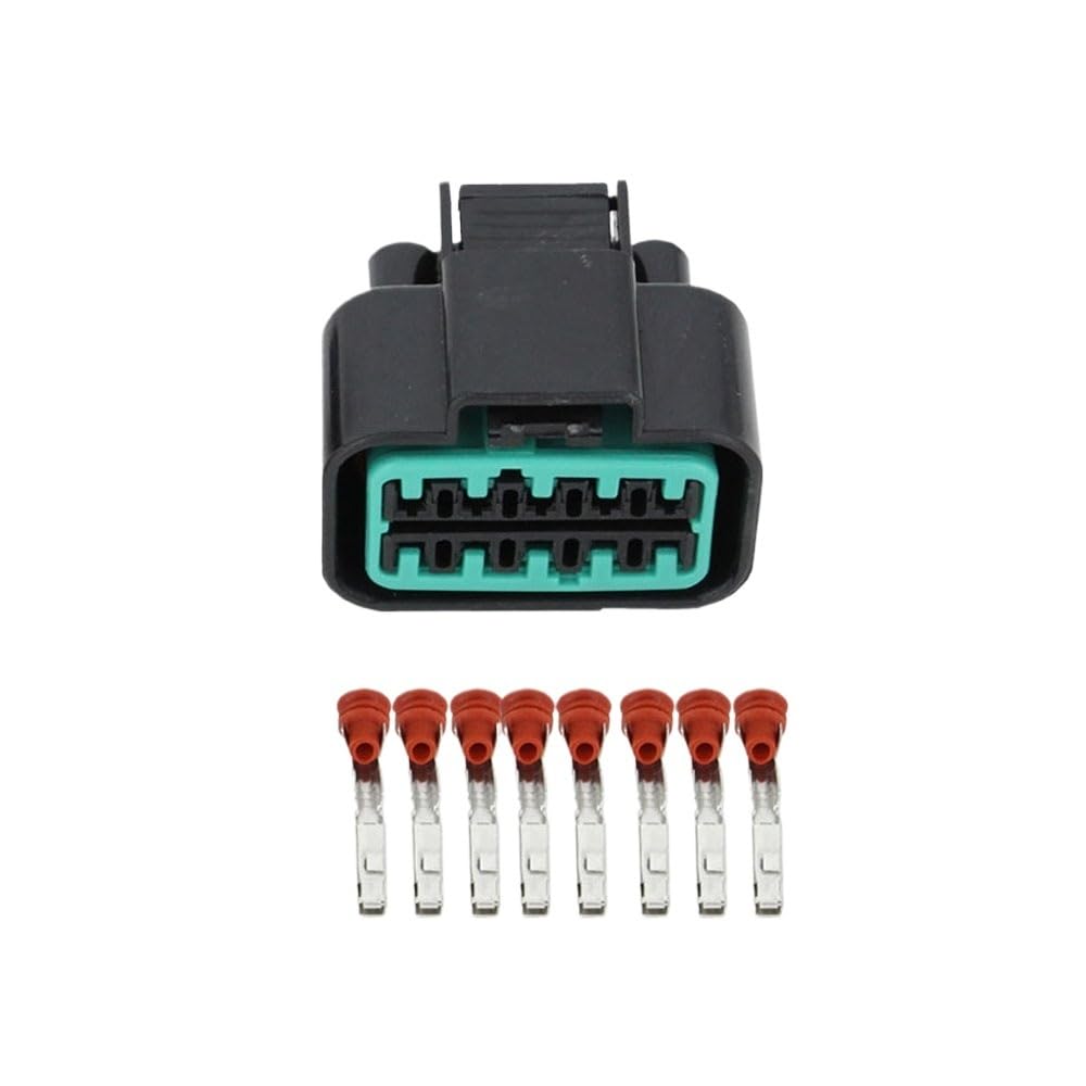 Conector automotriz de 10 Pines D+J7103A-2.2-11/21, Enchufe de Faro Negro con Terminal P+B625-10027/P+K501-10020, Conector de automóvil de 10 Pines