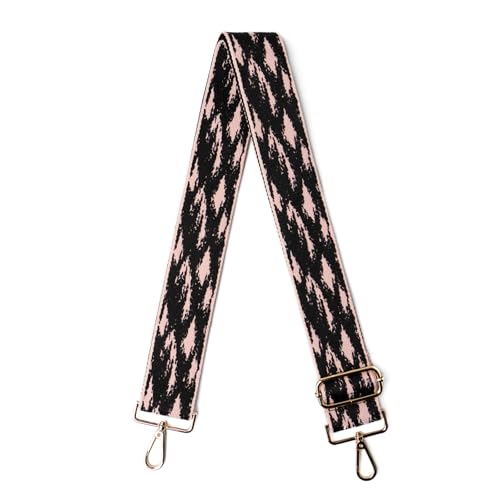 Image of KEDZIE Embroidered Interchangeable Bag Straps Adjustable Length 55 inch Handbag Purse 2-inch Wide Guitar Style Crossbody Strap
