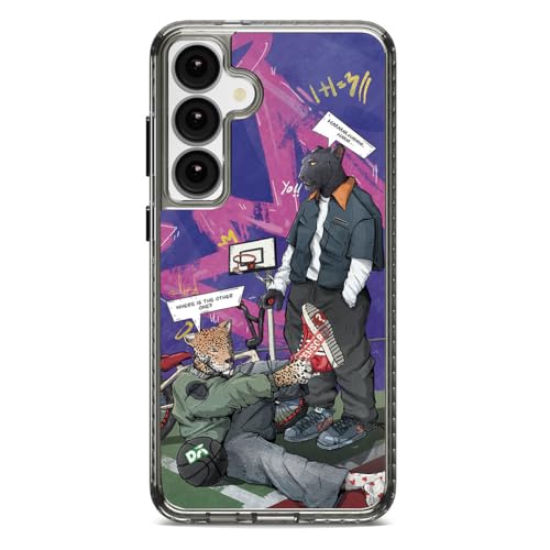 Image of DailyObjects Case for Samsung Galaxy S24 Plus Stride 2.0 Paw Code Compatible with Magnetic Wireless Charging Slim Back Cover with Inner Magnetic Ring Shockproof