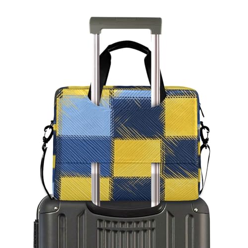 Bolso Portátil de Viaje 15.6 Pulgadas Amarillo Azul miniatura 4