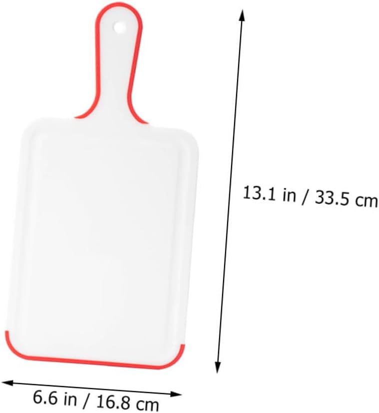 IMIKEYA Non-Slip Small Cutting Board Handle for Kitchen Flexible Plastic Chopping Board Mat Lightweight Reusable Cutting for Fruits Vegetables image 2
