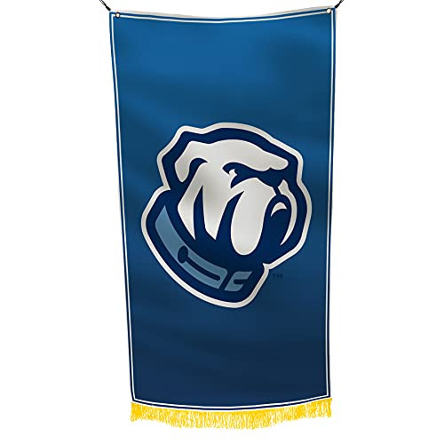 The Citadel Bulldog Mascot Licensed Fringed Wall Banner 5x3 Feet
