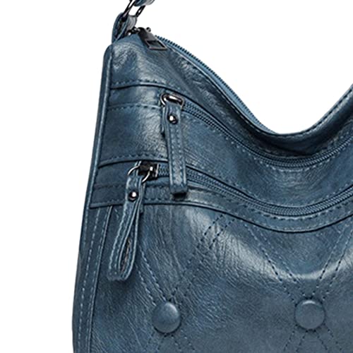 UGPLM Bolsa de ombro de couro PU macio bolsa feminina de grande capacidade, bolsa mensageiro da moda