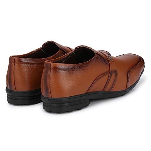 Image of Faux Leather Black Formal Shoes for Men