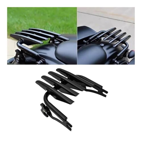 Porte-bagages amovible moto double niveau pour voyager chargé en Electra Glide 2009