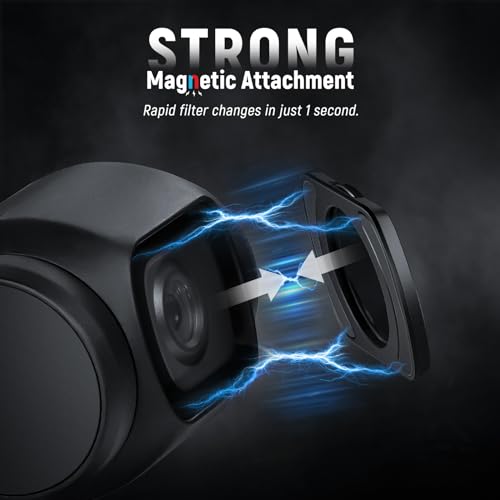 image for NEEWER Magnetic Variable ND&UV&CPL Filter Set Compatible with DJI OSMO