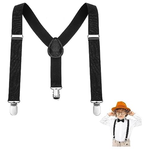 ZEACCT Y-Back Adjustable Clip Suspenders for Kids Cover