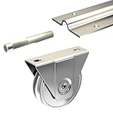 Schiebetorbeschlag SLID'UP 1600 Laufschiene 585 cm (3x 195 cm) für Tore bis 400 kg