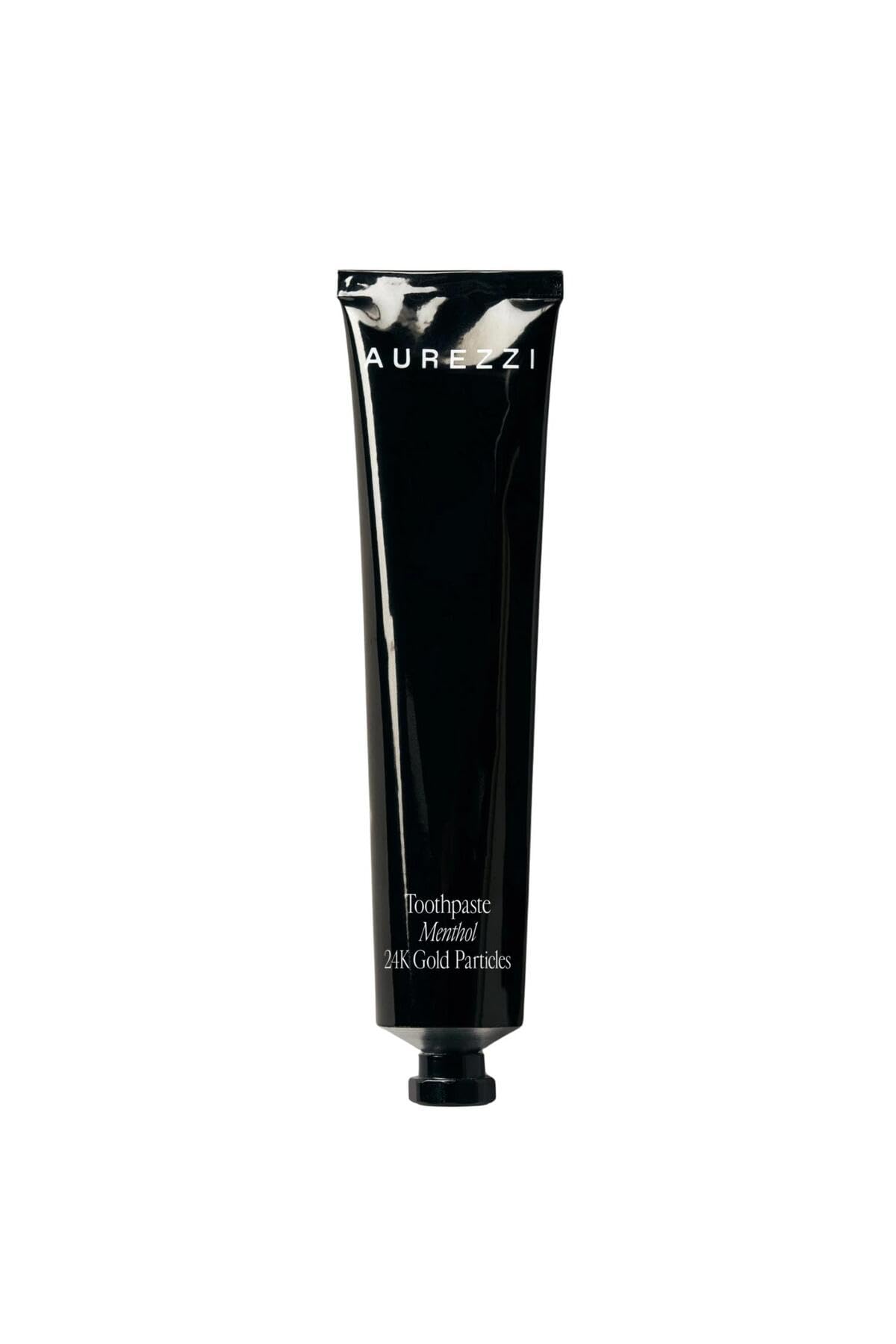 Aurezzi Mentol Aromalı 24 Ayar Altın Parçacıkları Black Gold Diş Macunu 75 Ml