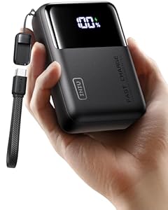 INIU Laptop Power Bank, 100W 25000mAh Powerbank USB-C Input&Output, Klein Externe Handyakkus Kompatibel mit MacBook, Surface, iPad, Fire TV Stick, Camera, DJI, iPhone 17 16 15 14, Reise, Wandern, Büro