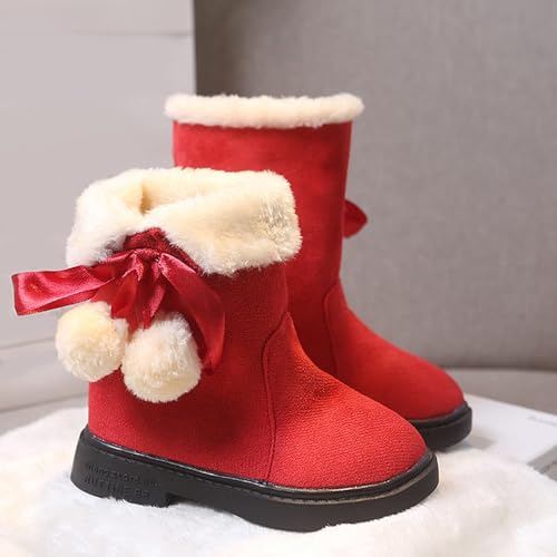 Kids Warm Winter Boots Boys Girls Winter Warm Waterproof Warm Snow Boots Classic Casual Walking Work Boots4