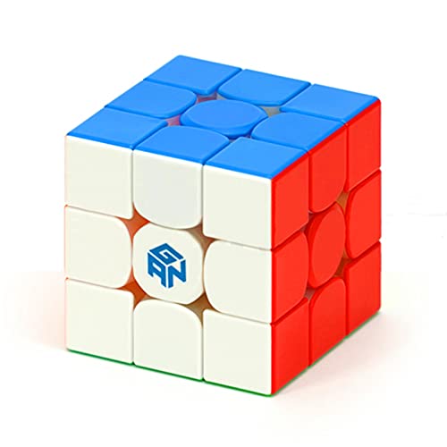 GAN 11 M Duo 3x3 Speed Cube by Cuberspeed GAN 11M Duo 3x3x3 Magic Cube Puzzle (Frosted stickerless Primary)