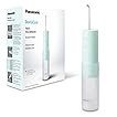 Panasonic EW-DJ4B-G503 Idropulsore, Irrigatore Orale,4 Impostazioni di Pressione dell'Acqua, Compatto e Portatile, Ultrasonica, Serbatoio 150 ml, Ricarica Rapida, Verde Menta e Bianco, 1.0 unità