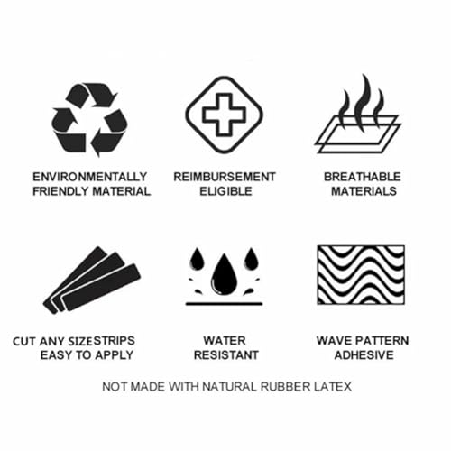 DIY Make Your Own Tucking Tape, Gaff Alternative, T Tape for Trans Femmes, Crossdressing, NB, Cosplayers, Drag Queens - Flexible, Breathable, Easy to Cut 5.9 inches X 16.4 ft2