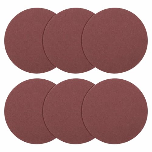DTGN 5In 150Grit Hook and Loop Sanding Disc 15Pcs Red Aluminum Oxide