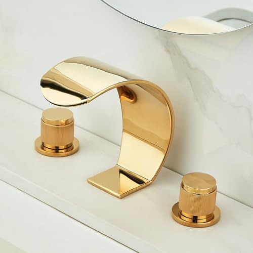 Robinets de cascade en laiton contre les éclaboussures de lavabo