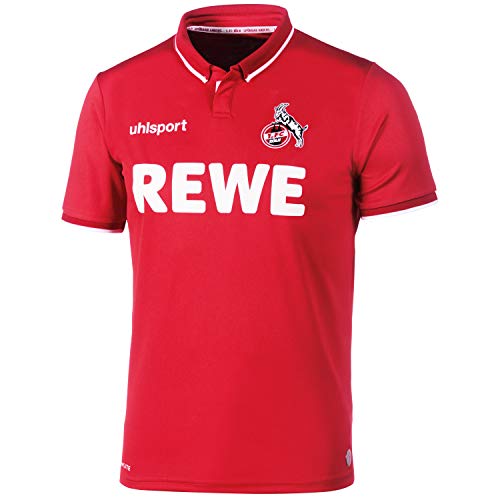 Uhlsport Herren Herren 1. Fc Köln Auswärtstrikot 1. FC Köln Auswärtstrikot 2018/2019, rot/weiß, S, 1003463011948