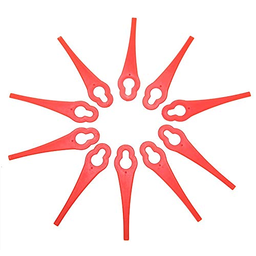 SELTOOL 10Pcs 85mm Plastic Grass Trimmer Blade Replacement Blades Lawn Mower Blades For Bosch ART26LI ART26 Garden Tools