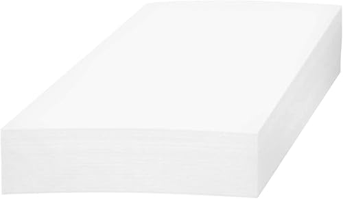 Papel blanco multiusos A5 de alta calidad, 24 libras (90 GSM), para copia, impresión, escritura, 5.83 x 8.27 pulgadas (5.827 x 8.268 in, mitad de