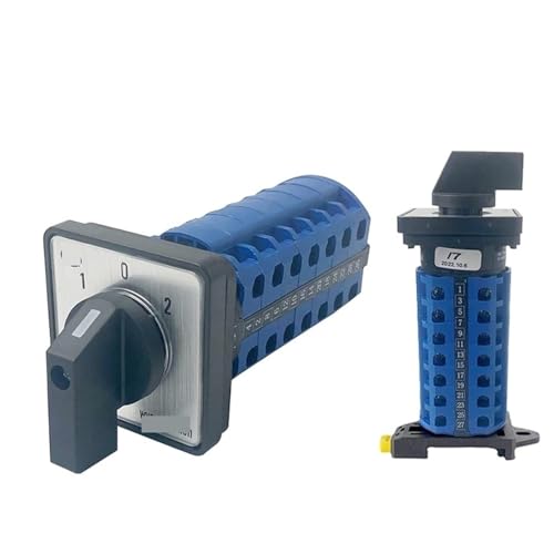 Interrupteur rotatif LW26-20/7 commutateur came rail DIN