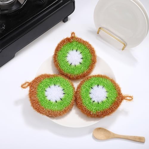 Paños de microfibra acrílica CHILDWEET para lavar alimentos sin dañar sus superficies 5