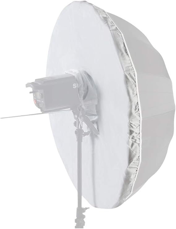 HappyGo 60 Inch Parabolic Umbrella Front Diffuser Cover,Umbrella Diffuser Soft Light Cloth for
